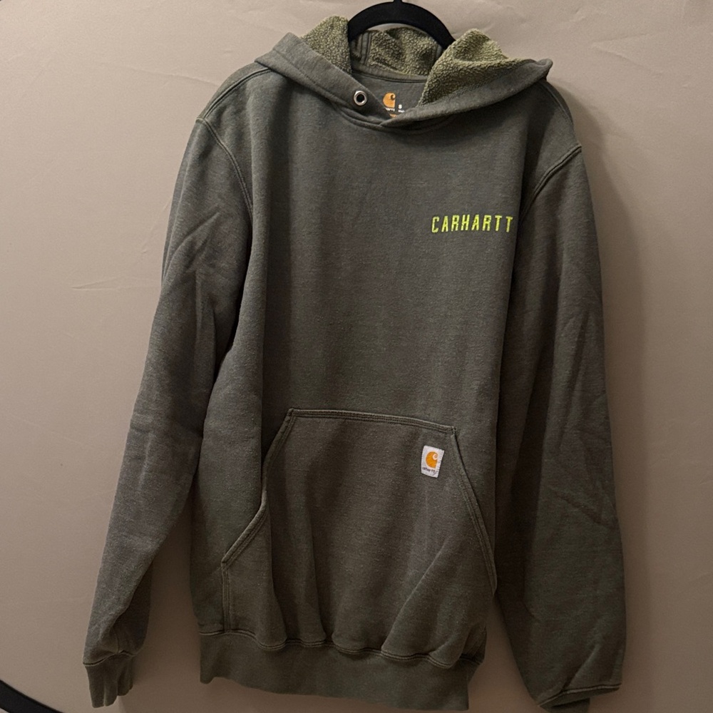 Carhartt Men's Olive Hoodie Sweater